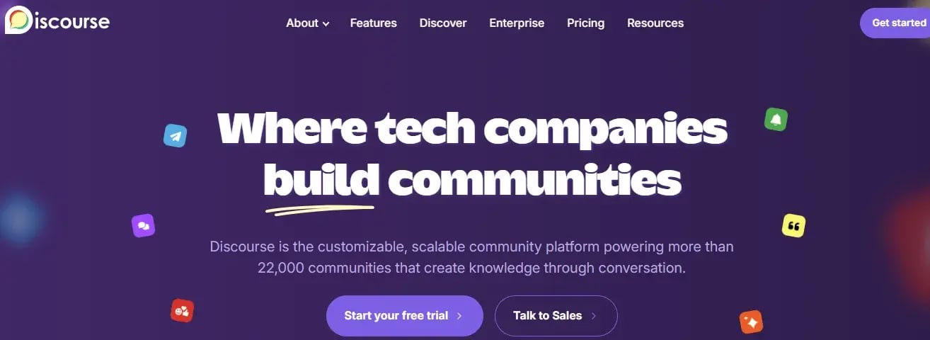 Discourse Homepage