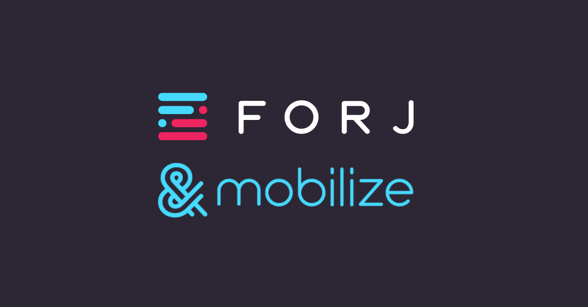 Forj Logo and Mobilize Logo