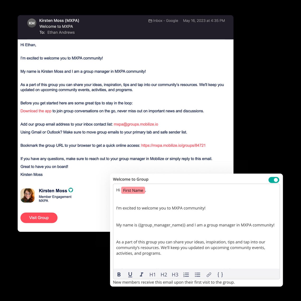 automated member onboarding
