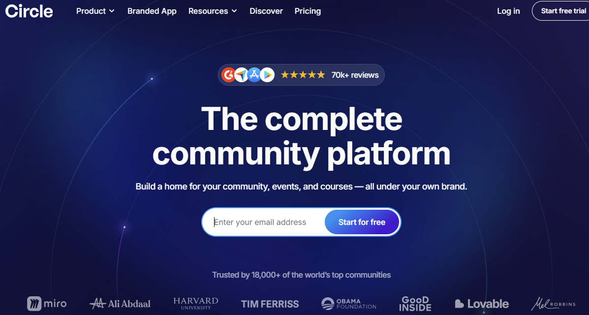 Circle Homepage